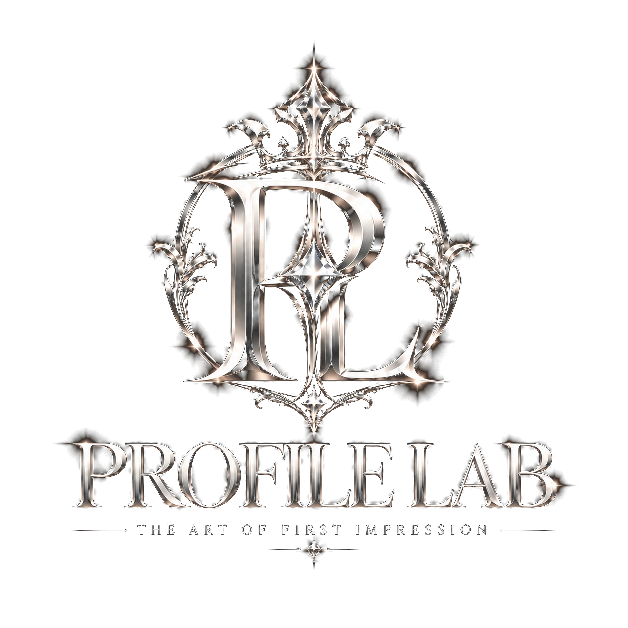 PROFILE LAB 공식 은색 PL 로고
